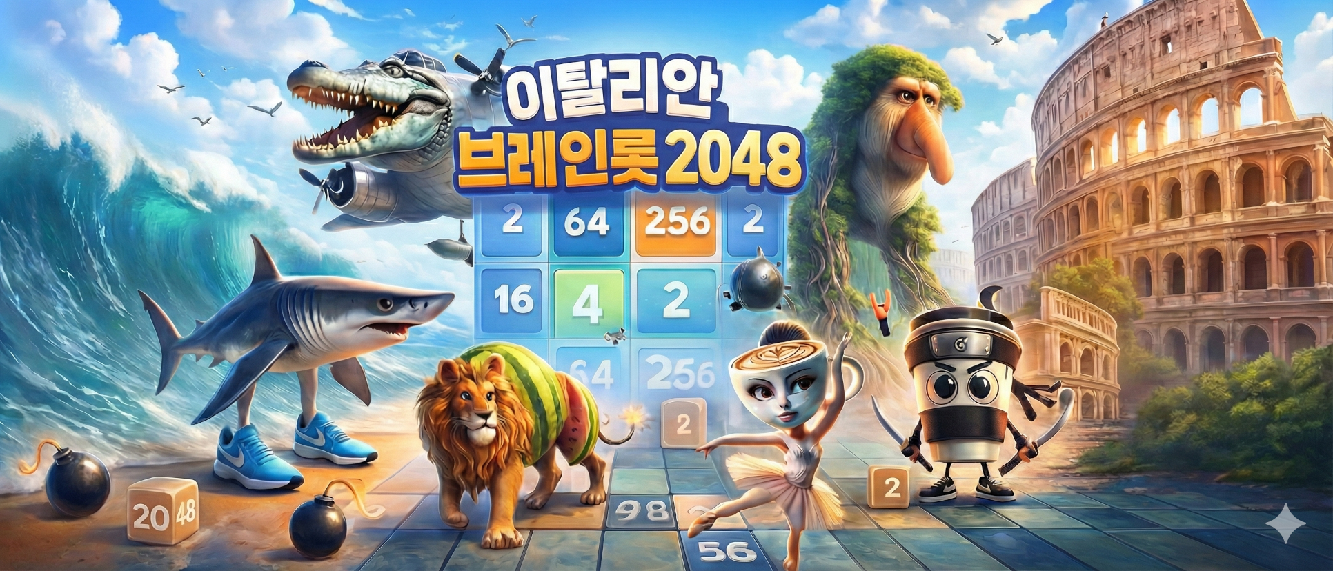 이탈리안 브레인롯 2048 썸네일 이미지